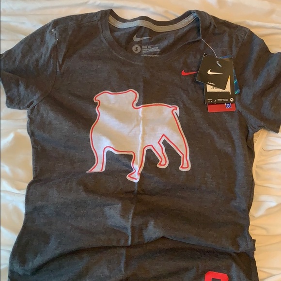 Nike Tops - Charcoal Nike Slim Fit UGA Tee